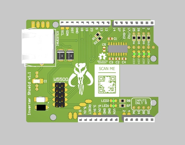 Inverter shield